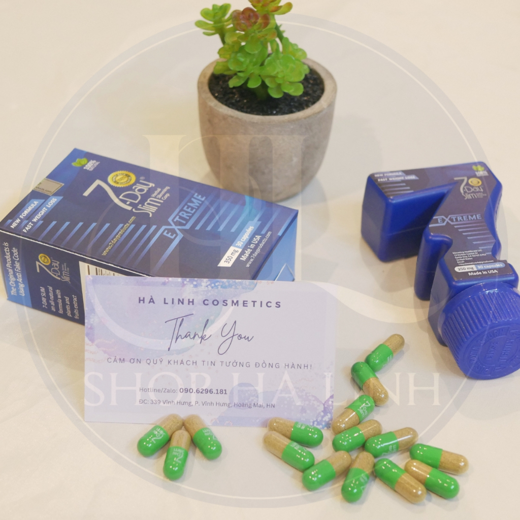 ✅[Combo 5] Viên Uống Giảm Cân 7 Day (30 viên)