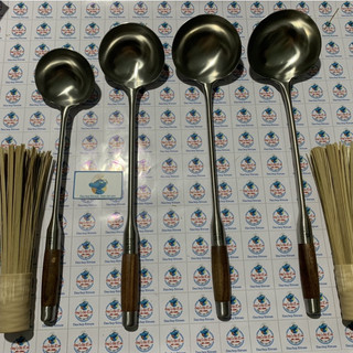 Xẻng Xào nấu, Muôi xào, Vá xào Chao lỳ Inox
