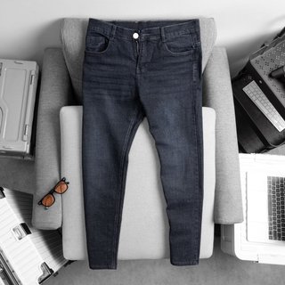 Quần jean nam GKM01 quần bò nam co giãn hình thật khoá kéo nút gài chuẩn form body cho tín đồ jean