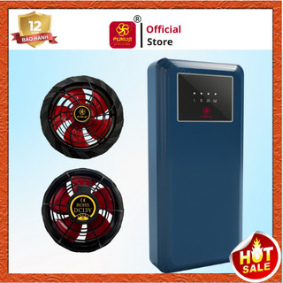 Pin áo điều hòa Fukuji cao cấp chính hãng, phụ kiện áo điều hòa kiêm sạc dự phòng dung lượng 36000mah bảo hành 12 tháng