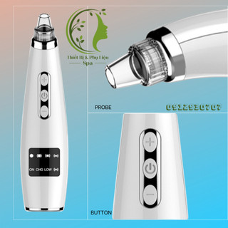 Máy hút mụn cầm tay mini siêu mạnh - hút sạch mụn đầu đen, mụn cám, nhân mụn, dầu thừa