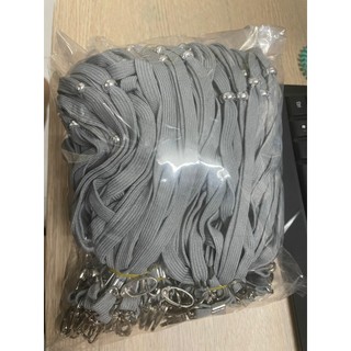 COMBO 5 Dây lụa đeo bảng tên móc xoay