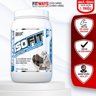 Nutrex Isofit Whey Isolate Sữa Hỗ Trợ Tăng Cơ Cao Cấp 2,3 Lbs (30 Servings)