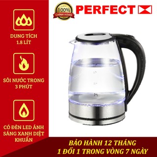  Bình đun siêu tốc dung tích 1.8 lít thương hiệu perfect mỹ PF-IN19 bảo hành 12 tháng
