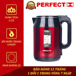 Ấm đun siêu tốc Perfect PF-B52 1500W Giao Màu Ngẫu Nhiên