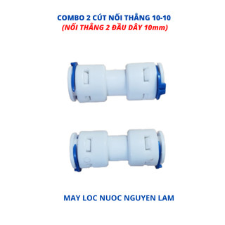 Cút Nối Thẳng Dây 10mm - (Dùng Cho Máy Lọc Nước, Máy Phun Sương)