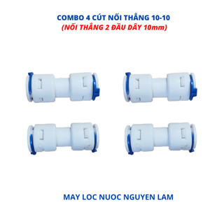 Cút Nối Thẳng Dây 10mm - (Dùng Cho Máy Lọc Nước, Máy Phun Sương)