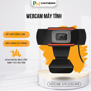 Webcam cho máy tính có mic giá rẻ, webcam học trực tuyến 720P