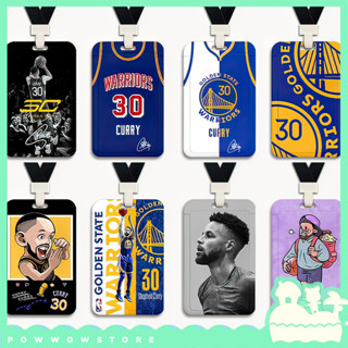 [Sẵn VN] Dây Đeo 45cm Kèm Bao Đựng Thẻ Nhân Viên Dọc Nhựa ABS Phong Cách Tuyển Thủ Bóng Rổ Bastketball Stephen Curry