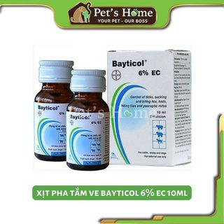 Dung dịch diệt ve môi trường Bayticol Elanco xịt phòng, pha tắm hoặc phun phòng ngừa ve rận 10ml
