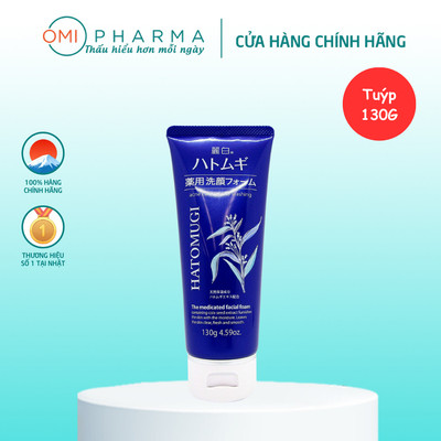 Sữa Rửa Mặt Ngừa Mụn, Dưỡng Ẩm Và Làm Sáng Da Reihaku Hatomugi Nhật Bản (130g)