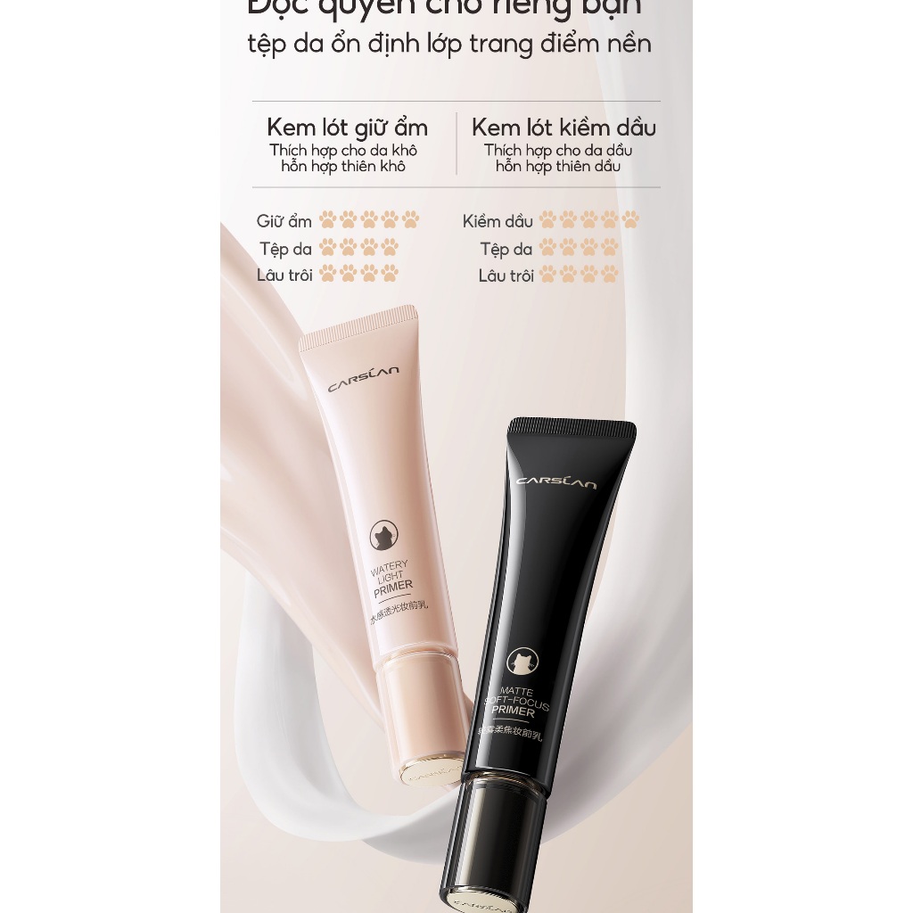 Combo mini Carslan kem nền và phấn phủ trang điểm kiểm soát dầu phiên bản mini 5g | BigBuy360 - bigbuy360.vn