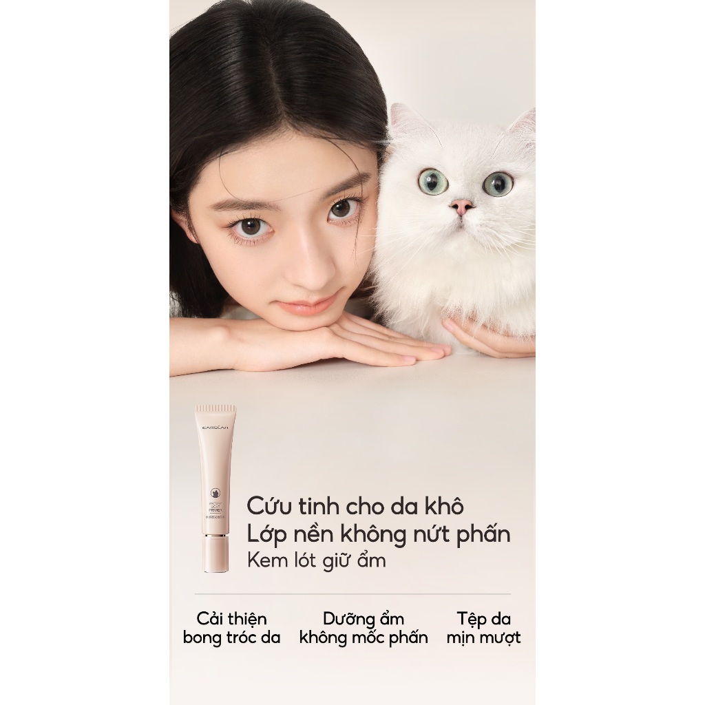 Combo mini Carslan kem nền và phấn phủ trang điểm kiểm soát dầu phiên bản mini 5g | BigBuy360 - bigbuy360.vn