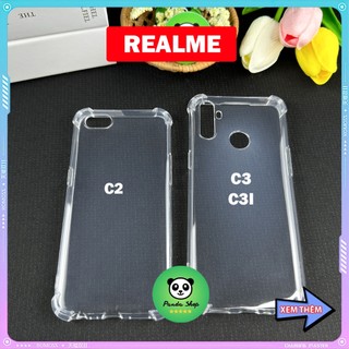 Ốp Realme C2 / C3 / C3I Bảo Vệ Cam, Chống Sốc, Trong Suốt, Silicon