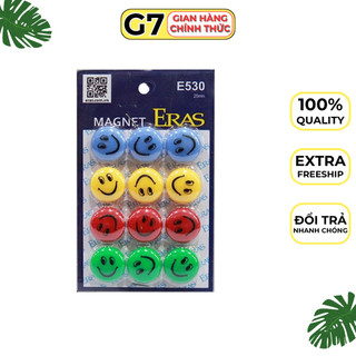 Nam châm dính bảng mặt cười nhỏ Eras E530