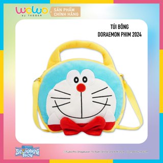 Túi Mini Gấu bông Doraemon Bản Movie 2024 20cm, Túi Đeo chéo Nam Nữ Xinh Cho bé Đi học - Chính hãng từ WOWO by TAGGER