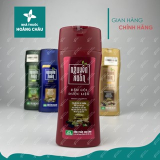 Dầu gội Dược liệu Nguyên Xuân xanh lá, bồng bềnh, nâu đỏ, xanh dương 200ml