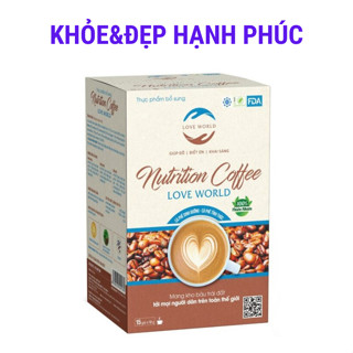 Caphe Love World Thành Phần Tự Nhiên Nutrition Coffee – 15 Gói