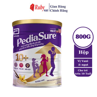 [Date T10/26] Sữa bột Pediasure 10+ Hương Vani 800g dành cho trẻ từ 10 tuổi trở lên