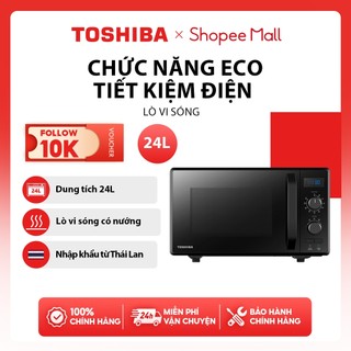 Lò vi sóng Toshiba MW2-AG24PC(BK) - 24L - Hàng chính hãng, bảo hành 12 tháng