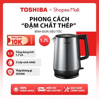 Bình đun siêu tốc Toshiba KT-17DR1NV - 1.7L - Hàng chính hãng, bảo hành 12 tháng