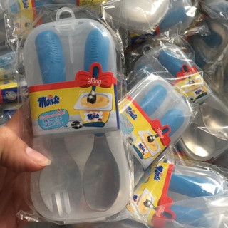 Bộ thìa dĩa inox quà tặng Monte