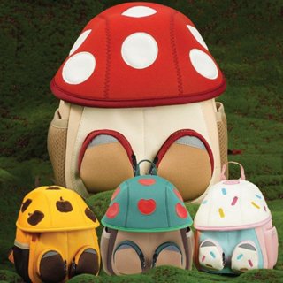Balo cho bé mầm non mẫu giáo 1989KIDS từ 2 đến 5 tuổi,chất liệu mềm mại,hình nấm đáng yêu, balo cute trẻ em