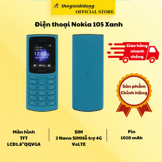 Điện thoại Nokia 105 Xanh