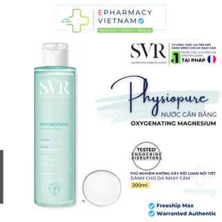 Nước Cân Bằng SVR Physiopure Tonique Làm Sạch Sâu Cho Da Nhạy Cảm 200ml