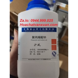 Chất Sodium polyacrylate CAS 9003-04-7 (C3H3NaO2)n polyacrylic aci.d sodium lọ 500g
