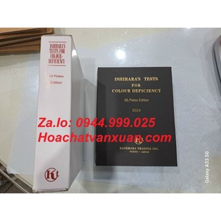 Bảng Đo Kiểm Tra Mù Màu [Kiểm Tra Sắc Giác] - ISHIHARA 38 Tấm  phiên bản năm 2024