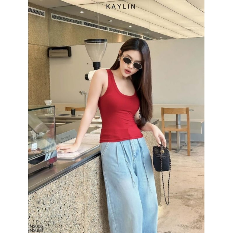 Áo ba lỗ mod ngực phôm dài dáng chuẩn