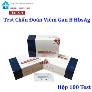 Test Nhanh Viêm Gan B HBsAg Rapid Test Strip Healgen 3mm (Dạng Que) Hộp 100 Test