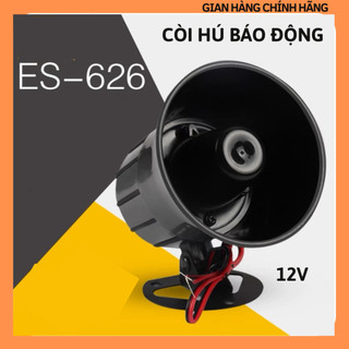 Còi hú báo động ES-626 12v,còi hú báo cháy,cói hú chống trộm,còi báo động,còi khẩn cấp,loa báo động,kèn hụ,còi báo trộm
