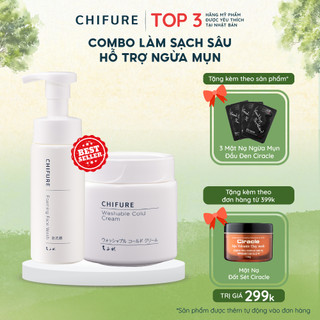 Combo làm sạch sâu Kem tẩy trang và Sữa rửa mặt Chifure