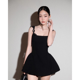 👗ĐẦM XOÈ CỘT NƠ TÙNG NHÚN <ảnh thật ở cuối>