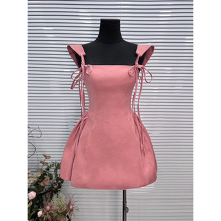 👗ĐẦM XOÈ CỘT NƠ TÙNG NHÚN <ảnh thật ở cuối>