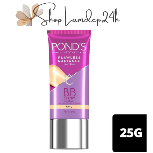 (Chính hãng công ty) Kem dưỡng trắng tạo nền BB Pond's Flawless White 25g (Ponds)