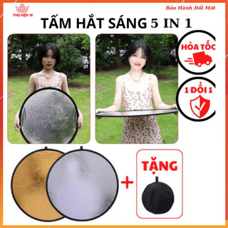 Tấm hắt sáng tròn 5in1, miếng hắt sáng tròn 5 trong 1 chụp ảnh quay phim studio chuyên nghiệp