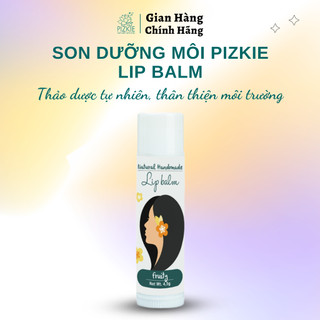 Son Dưỡng Môi Thiên Nhiên Lip Balm Pizkie Dưỡng Ẩm Môi, Giúp Đôi Môi Mềm Mại, Mờ Nếp Nhăn, Chống Lão Hóa