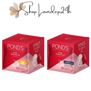 Chính hãng, mẫu mới - Kem ngăn ngừa lão hóa POND'S Age Miracle ban ngày và ban đêm 45g (Ponds)