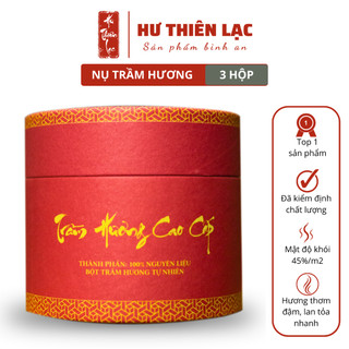 Combo 3 hộp nụ trầm hương, trầm nụ cao cấp - Nhật Mã Agarwood - Hộp 30 nụ
