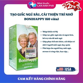 BONIHAPPY (Hàng nhập khẩu) - Hỗ trợ ngủ ngon, tạo giấc ngủ sâu và tự nhiên.