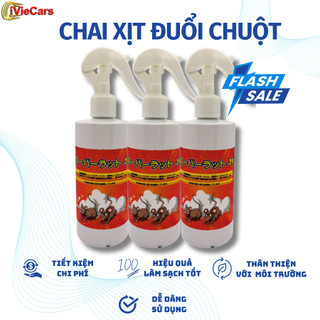Xịt đuổi chuột ô tô - Chai xịt đuổi chuột 300ml hương bạc hà, xua đuổi chuột hiệu quả và an toàn