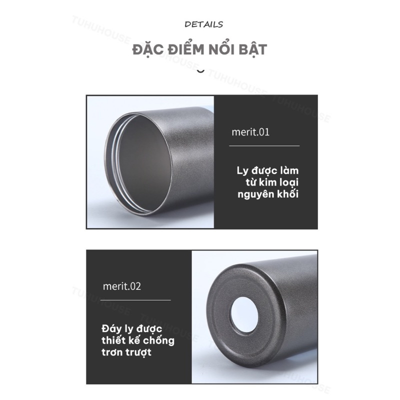 Bình giữ nhiệt iced americano inox 304 DÁNG CAO, ly giữ nhiệt dáng cao có ống hút tiện lợi | BigBuy360 - bigbuy360.vn