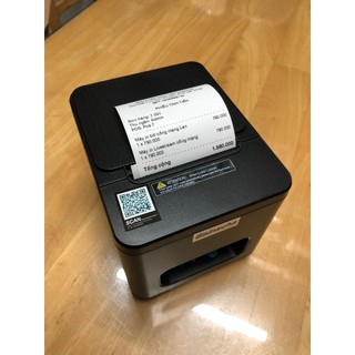 Máy in bill kết nối điện thoại thông minh in bill bán hàng hoặc in đơn live stream bán hàng.