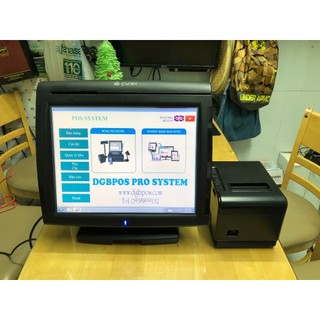 Bộ máy tính tiền pos nhà hàng quán cafe