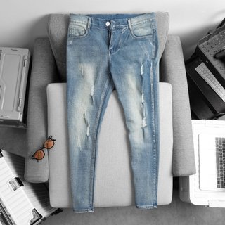 Quần jean nam GKM08 quần bò nam co giãn hình thật khoá kéo nút gài chuẩn form body cho tín đồ jean