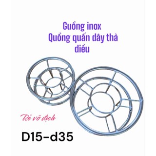 Guồng inox quấn dây thả diều D15 đến d35 cho học sinh