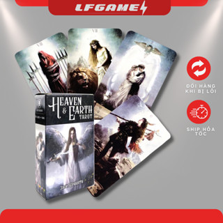 Bộ Bài Bói HEAVEN AND EARTH TAROT size tiêu chuẩn Tiếng Anh [MUA 2 BỘ BẤT KÌ TẶNG ĐÁ THANH TẨY